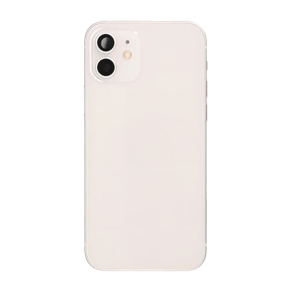 iPhone 12 Back Cover with Complete Frame OEM - White