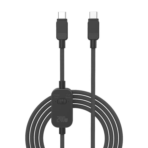 4Smarts PrivacyCord USB-C Cable 240W, 1.2m - Black