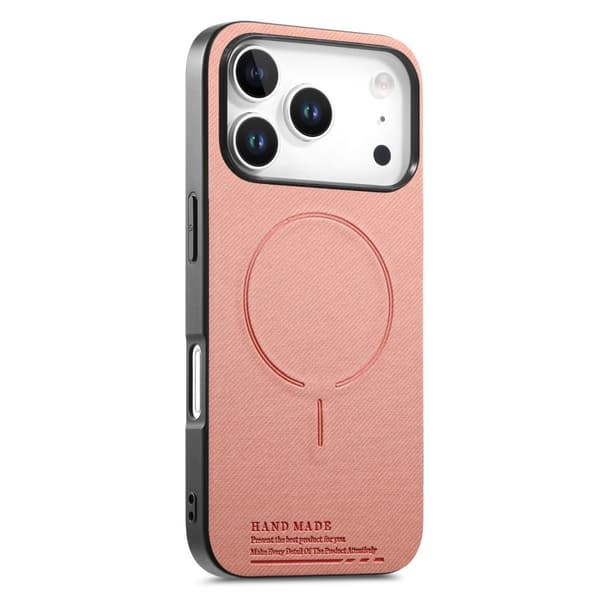 iPhone 18 Pro Max/17 Pro Max MagSafe Case with Textile Back - Pink