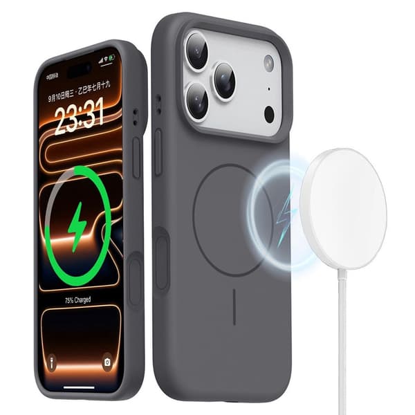 iPhone 18 Pro Max/17 Pro Max MagSafe Case in Silicone - Gray