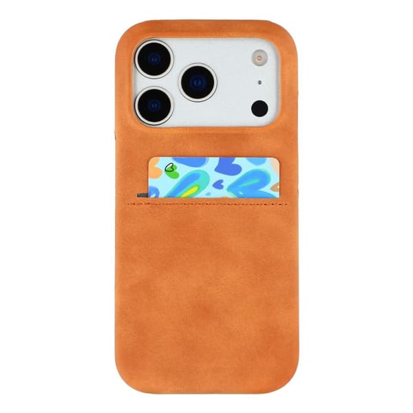 iPhone 18 Pro Max/17 Pro Max Case with Card Slot - Yellow