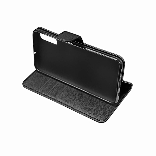 Samsung Galaxy A50 Plånboksfodral med Stativ - Svart
