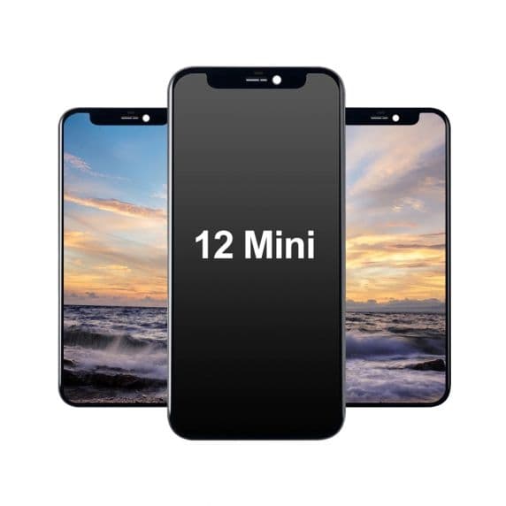 iPhone 12 Mini Skärm med LCD-display - (Livstidsgaranti) Svart