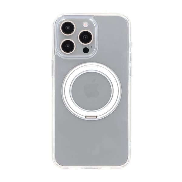 Matte case 360 ​​rotating bracket Mobile Phone Case For iPhone 15 Pro Max transparent