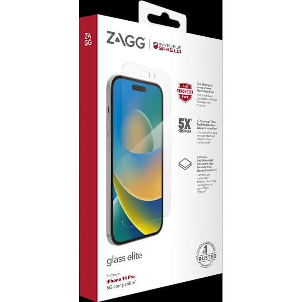 InvisibleShield Glass Elite Screen Protector for iPhone 14 Pro
