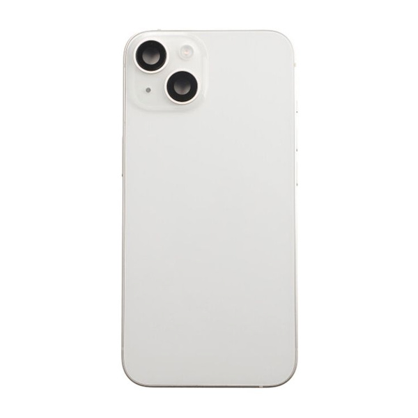 iPhone 14 Baksida med Komplett Ram - Vit