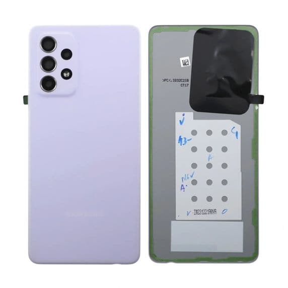 Samsung Galaxy A52 Baksida med tejp  - Violett Svart