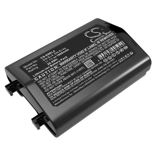 Battery for Nikon EN-EL4 et al.
