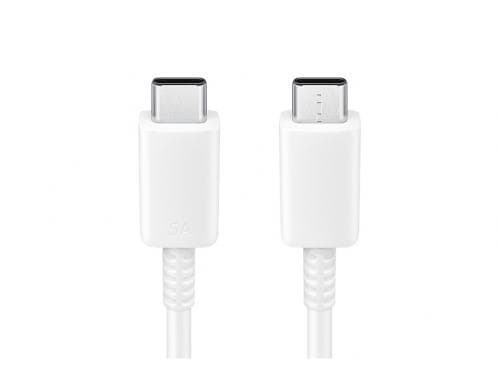 Original Samsung USB-C till USB-C-kabel 5A - 1M - Vit Svart