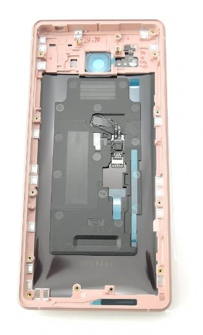 Sony Xperia XZ2 Compact Baksida med tejp Original - Rosa Svart