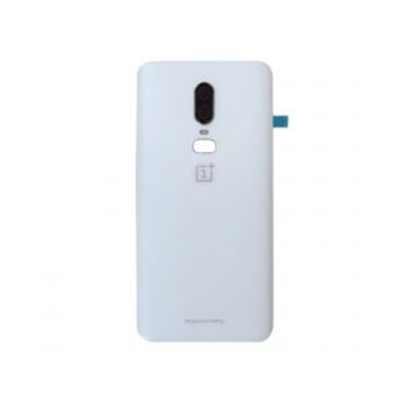 Original OnePlus 6 Baksida Med Tejp - Vit