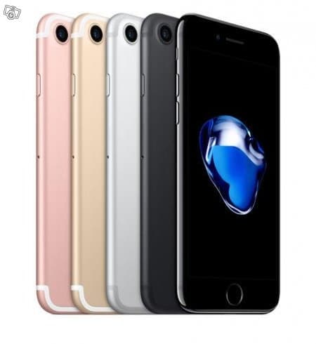 iPhone 7 128GB - 1 År Garanti Begagnad - Svart Svart