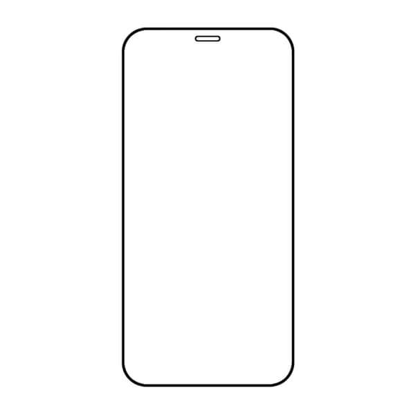 Rvelon Skärmskydd för iPhone 12/12 Pro med Monteringsram - 2.5D Härdat Glas