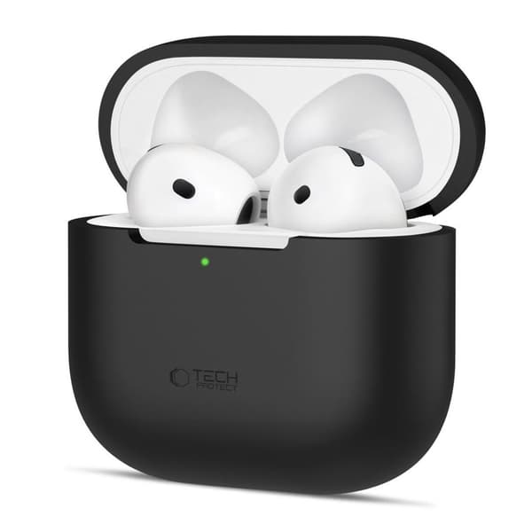 Tech-Protect Silicone Case for AirPods 4 - Black