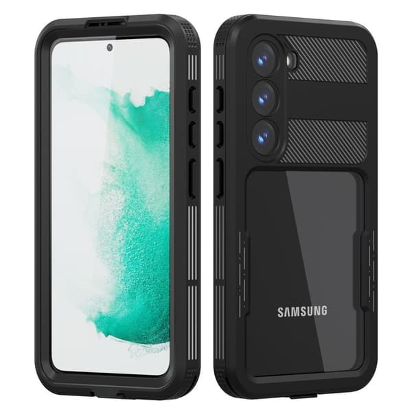 REDPEPPER Waterproof Samsung Galaxy S23 Case - Black