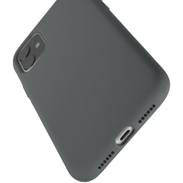 Melkco Aqua Silicone Cover för iPhone 11 Pro Max - Grå Svart
