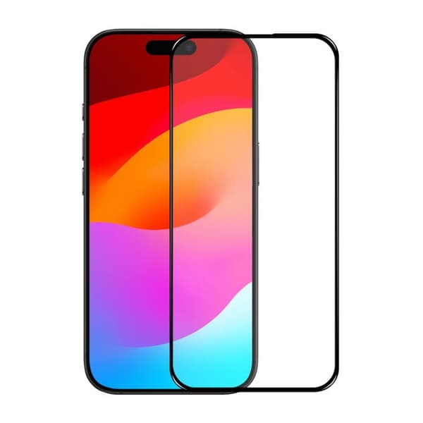 Tempered glass screen protector iPhone Air with Aluminum frame