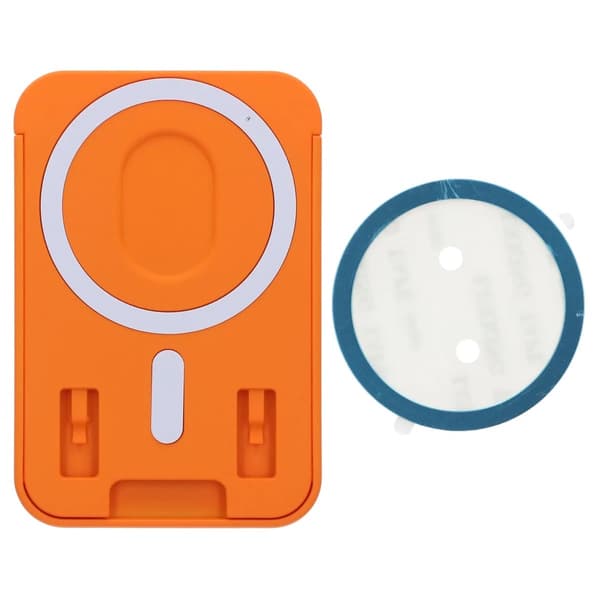 Utfällbar korthållare med MagSafe och stativ - Orange