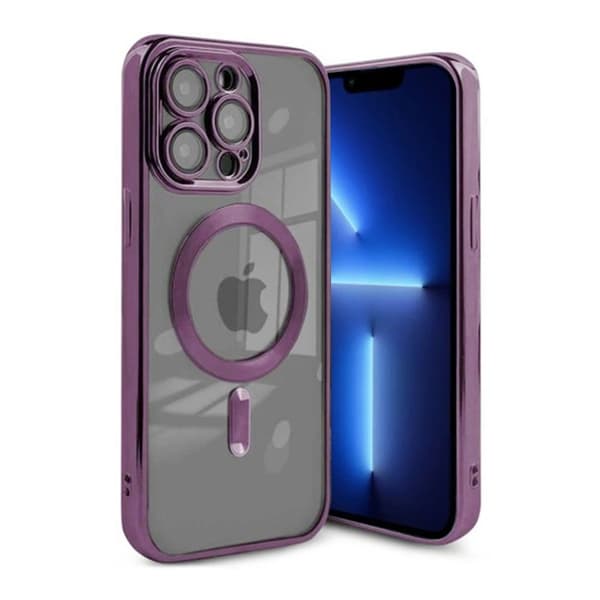 Luxury Phone Case with Magsafe iPhone 13 Pro - Purple