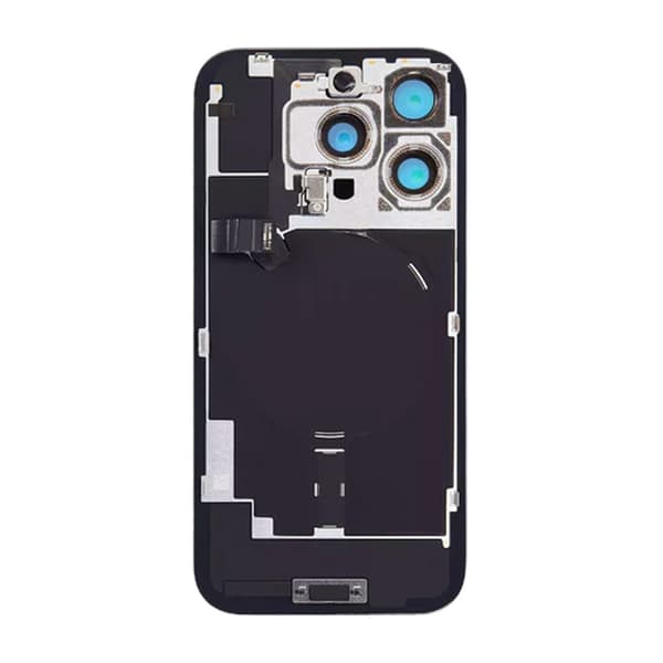 iPhone 16 Pro Max Baksida Glas med smådelar - Sandfärgad Titan
