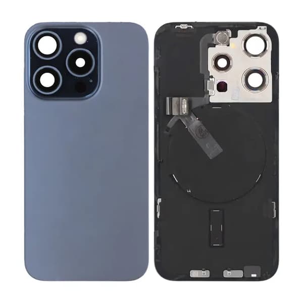 iPhone 15 Pro Back Glass Complete OEM - Blue