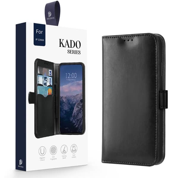 DUX DUCIS Kado Plånboksfodral för iPhone 11 Pro Max - Svart Svart