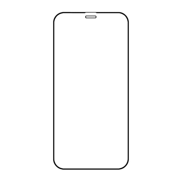 Screen Protector iPhone 12 Pro Max  - 3D Tempered Glass Black RV Bulk For Frame