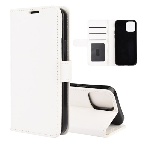 Premium Wallet Cover for iPhone 12/12 Pro - White