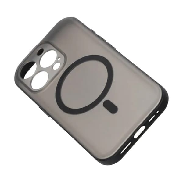 Slimmat MagSafe-skal med kameraskydd för iPhone 16 Pro Max - Svart