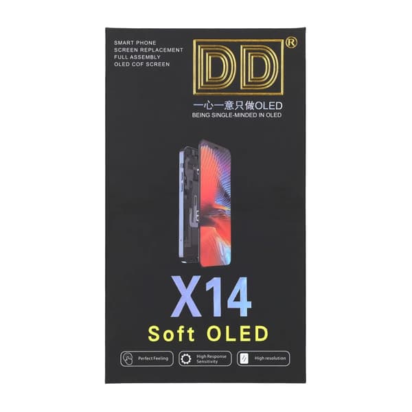iPhone 14 Soft OLED Display High Quality Black( (DD brand)