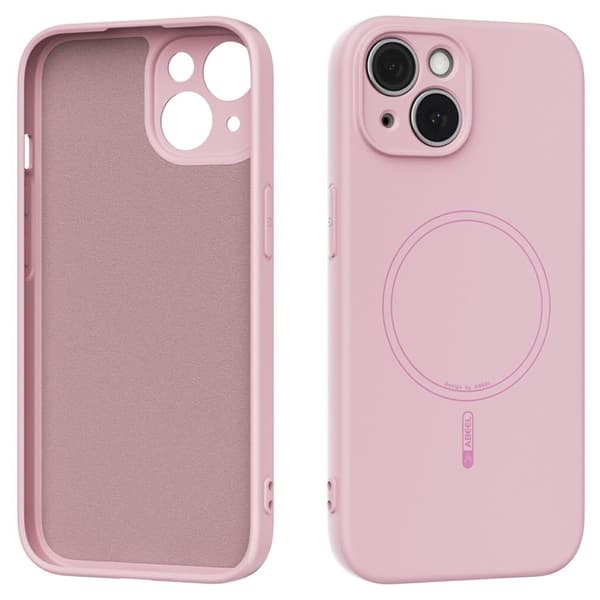 ABEEL iPhone 15 MagSafe Case – Pink