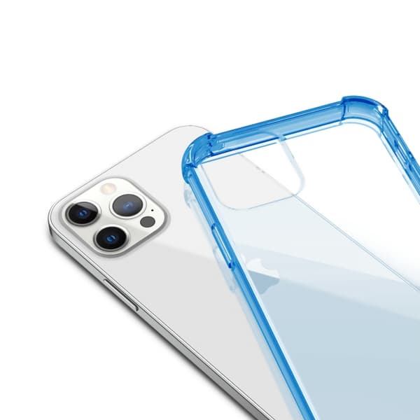 Shockproof Skal för iPhone 12/12 Pro Hög kvalité - Blå Svart