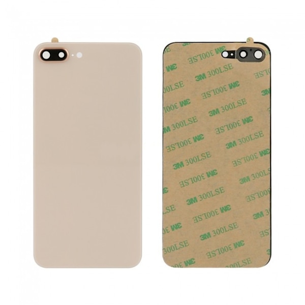 iPhone 8 Plus Back Cover (No Logo) - Gold