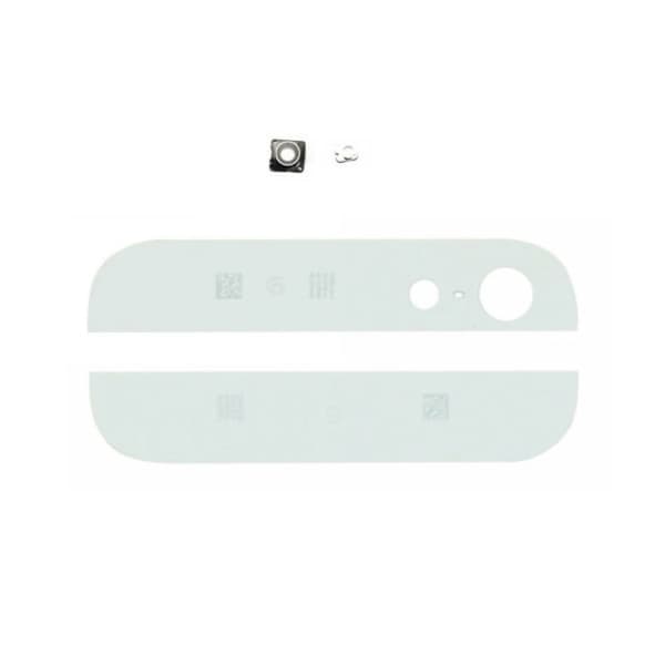 iPhone 5 and 5S Lower and Upper Frame Glass - White