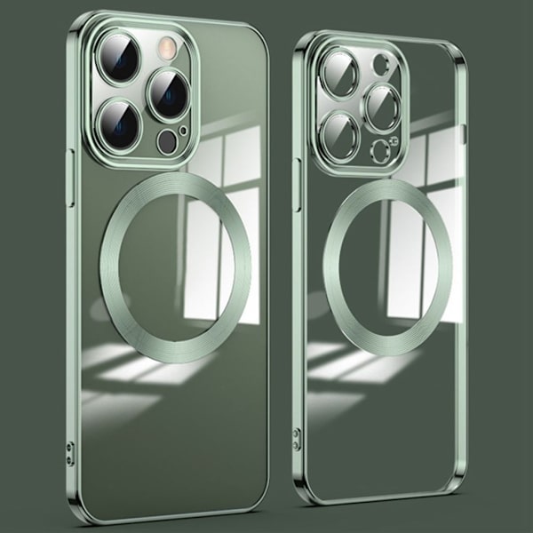 iPhone 14 Pro MagSafe Case with Lens Protector - Green