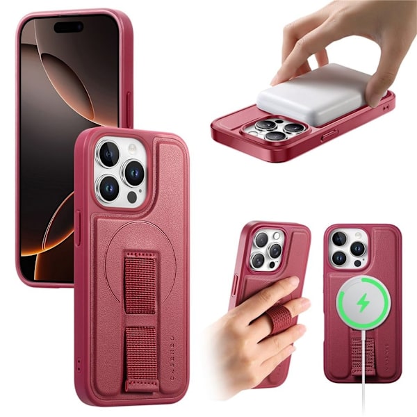 CASENEO iPhone 15 Pro Max Case with MagSafe - Red