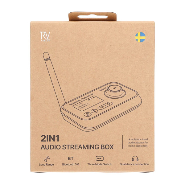 Rvelon 2-in-1 Multifunctional Audio Adapter for Home Electronics