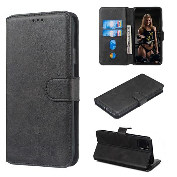 Foldable iPhone 11 Pro wallet case - Black
