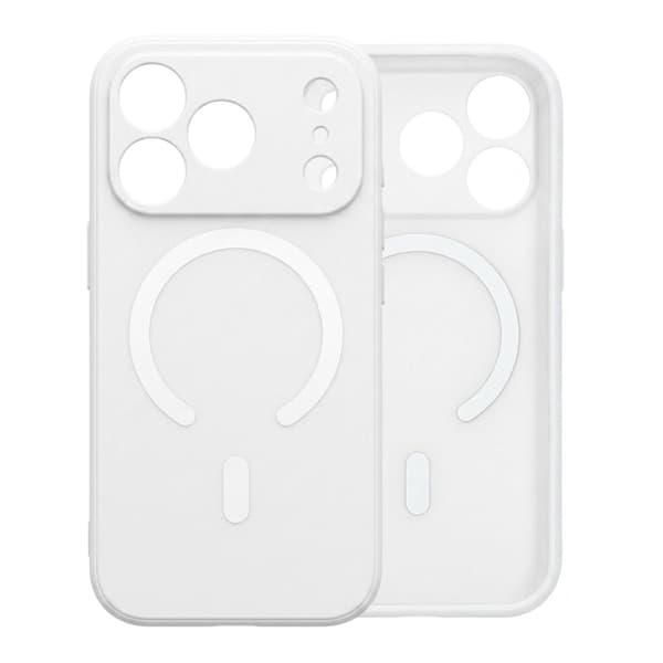 Slimmat MagSafe-skal med kameraskydd för iPhone 17 Pro Max - Vit