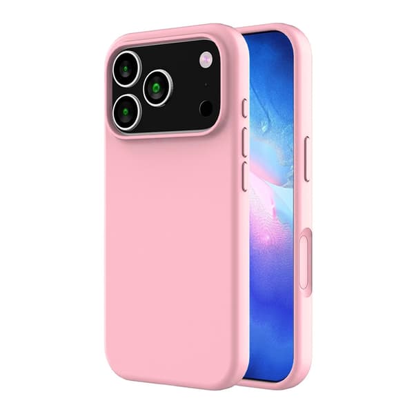 Rvelon Mobile Case Silicone MagSafe for iPhone 17 Pro - Pink