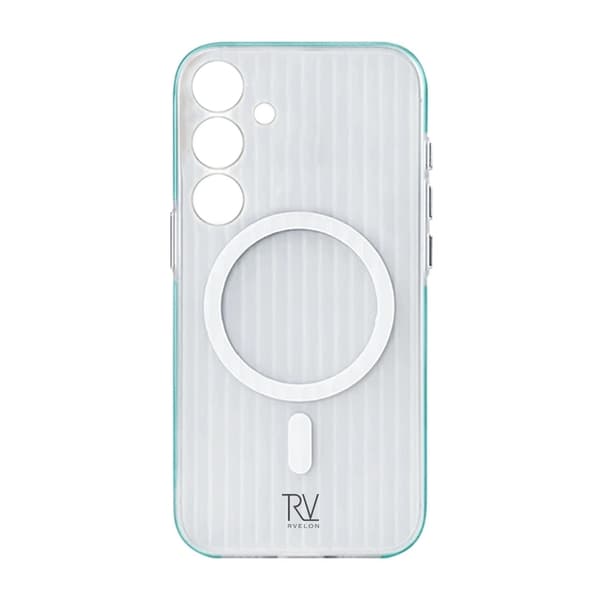 Samsung Galaxy S24 Plus Mobile Case Corrugated with Magnet Rvelon - Blue