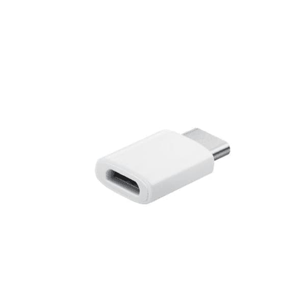 Original Samsung USB Adapter Micro-USB till USB-C - Vit Svart