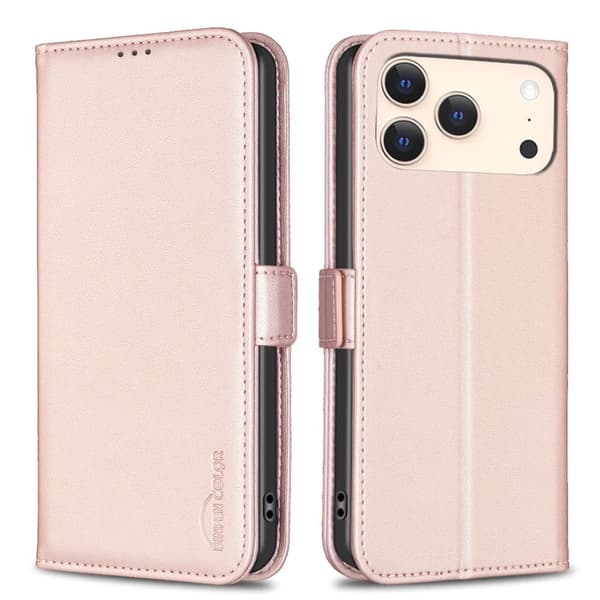 Wallet Cover with Magnetic Clasp iPhone 18 Pro Max, iPhone 17 Pro Max - Pink