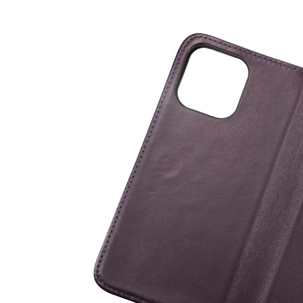 iPhone 14 Plånboksfodral Läder Rvelon - Lila