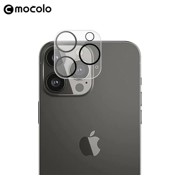 MOCOLO Linsskydd för iPhone 15 Pro / Pro Max - Svart Ram