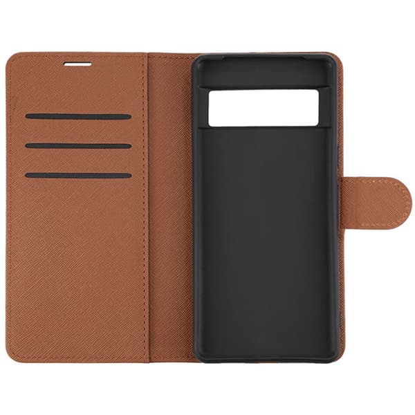 Google Pixel 7 Wallet Case with Stand - Brown