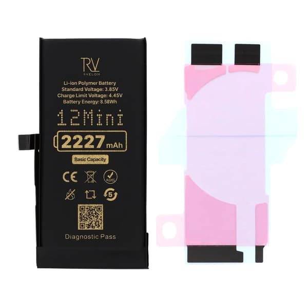 RV Battery iPhone 12 Mini 2227mAh Diagnostic Pass Original