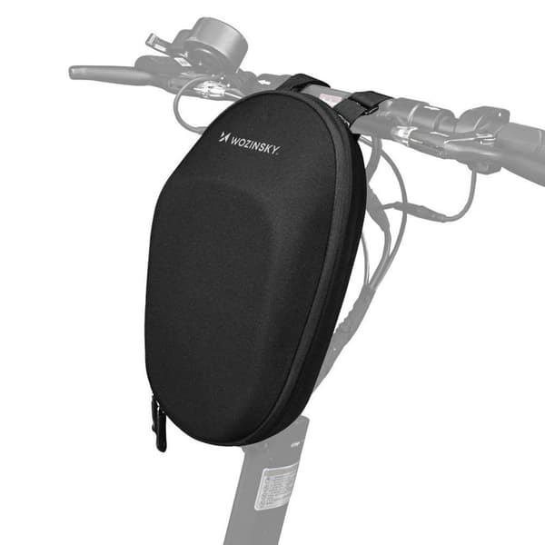 Wozinsky waterproof handlebar bag 4L for electric scooter - black
