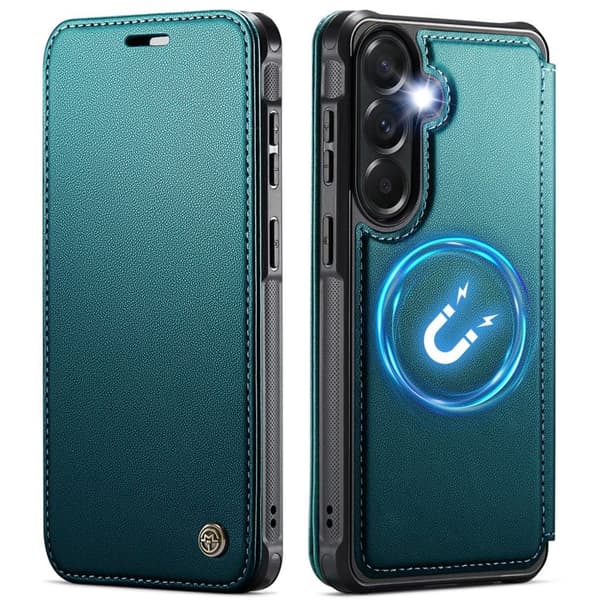 CASEME Samsung Galaxy A17/A16/A26 Wallet Cover MagSafe RFID blocking - Turquoise