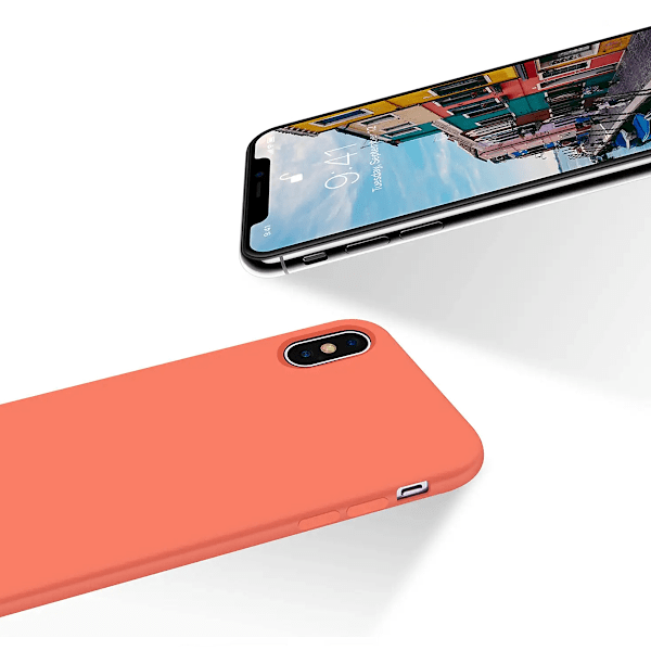 iPhone X/XS Silikonskal Rvelon - Rosa